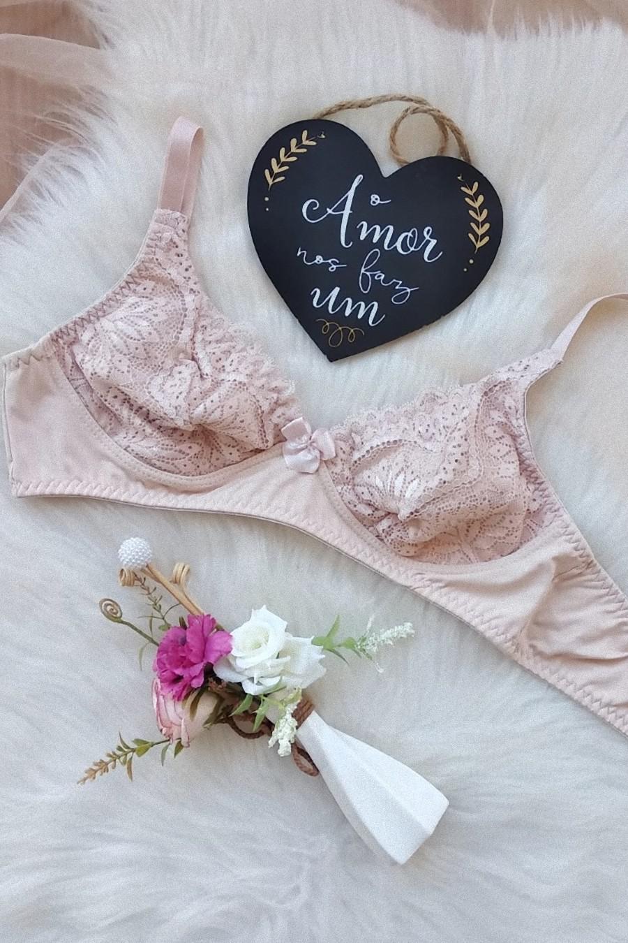 Amor - Nude Lace Bralette