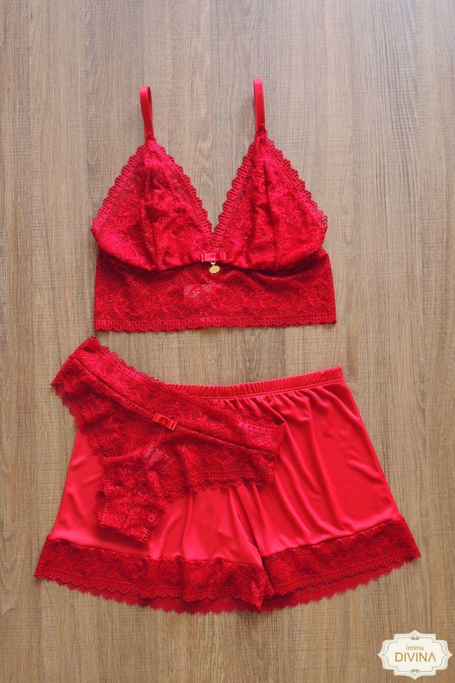 Compra online de Aduloty roupa íntima sexy lingerie 3 peças sutiã